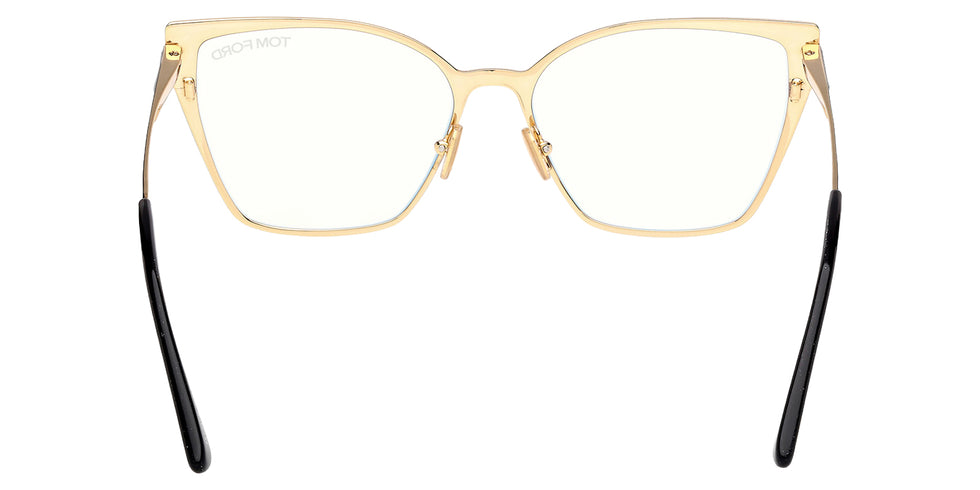 Tom Ford® FT6051-B FT6051-B 001 56 - Shiny Black / Blue Filter Eyeglasses