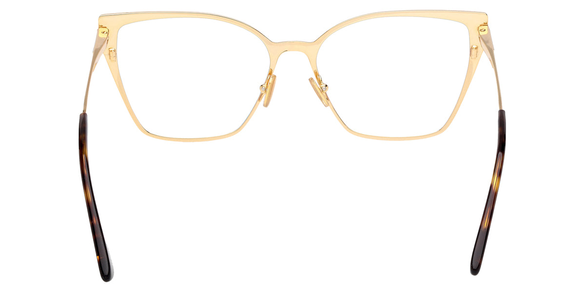 Tom Ford® FT6051-B FT6051-B 030 56 - Shiny Deep Gold / Blue Filter Eyeglasses