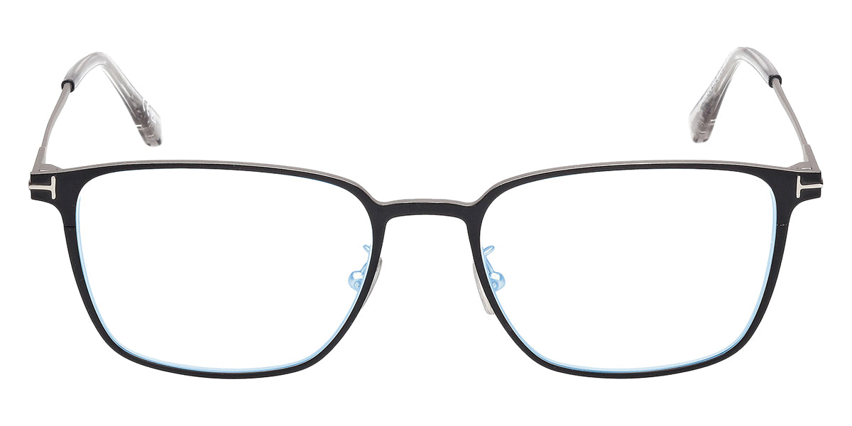 Tom Ford® FT6055-D-B FT6055-D-B 002 56 - Matte Black / Blue Filter Eyeglasses