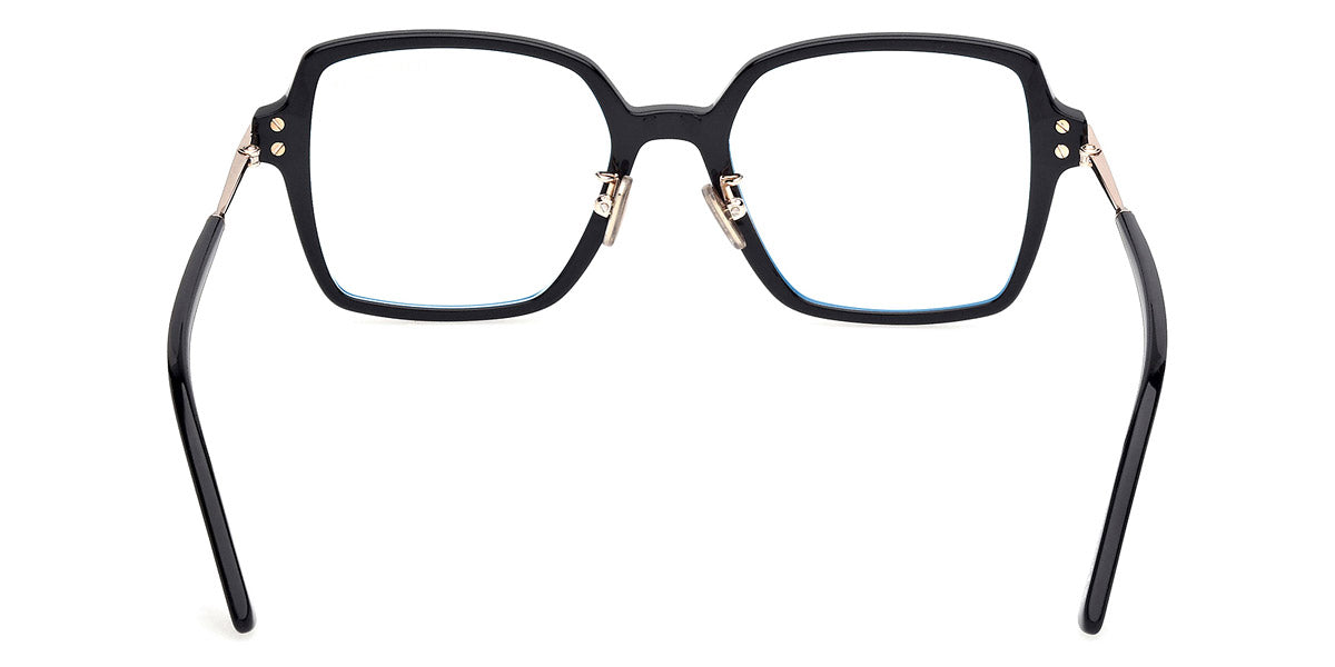 Tom Ford® FT6057-D-B FT6057-D-B 001 51 - Shiny Black / Blue Filter Eyeglasses