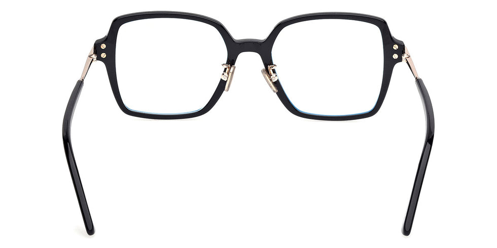 Tom Ford® FT6057-D-B FT6057-D-B 001 51 - Shiny Black / Blue Filter Eyeglasses