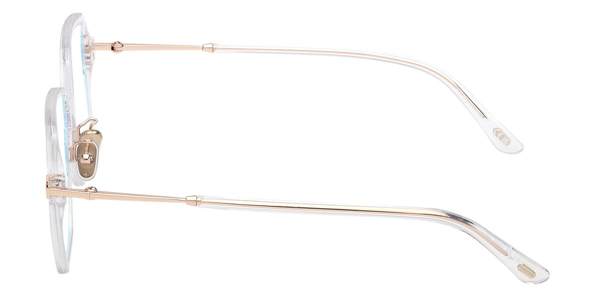 Tom Ford® FT6057-D-B FT6057-D-B 026 51 - Crystal / Blue Filter Eyeglasses