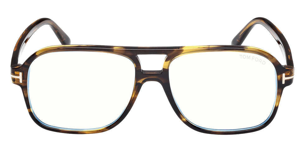 Tom Ford® FT6058-B FT6058-B 056 58 - Colored Havana / Blue Filter Eyeglasses