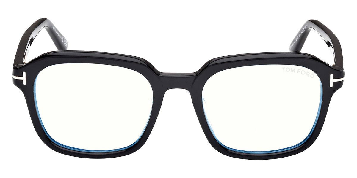 Tom Ford® FT6060-F-B Eyeglasses FT6060-F-B 001 54 - 001 - Shiny Black/Shiny Black