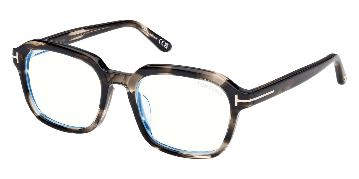 Tom Ford® FT6060-F-B Eyeglasses FT6060-F-B 056 54 - 056 - Coloured Havana/Coloured Havana