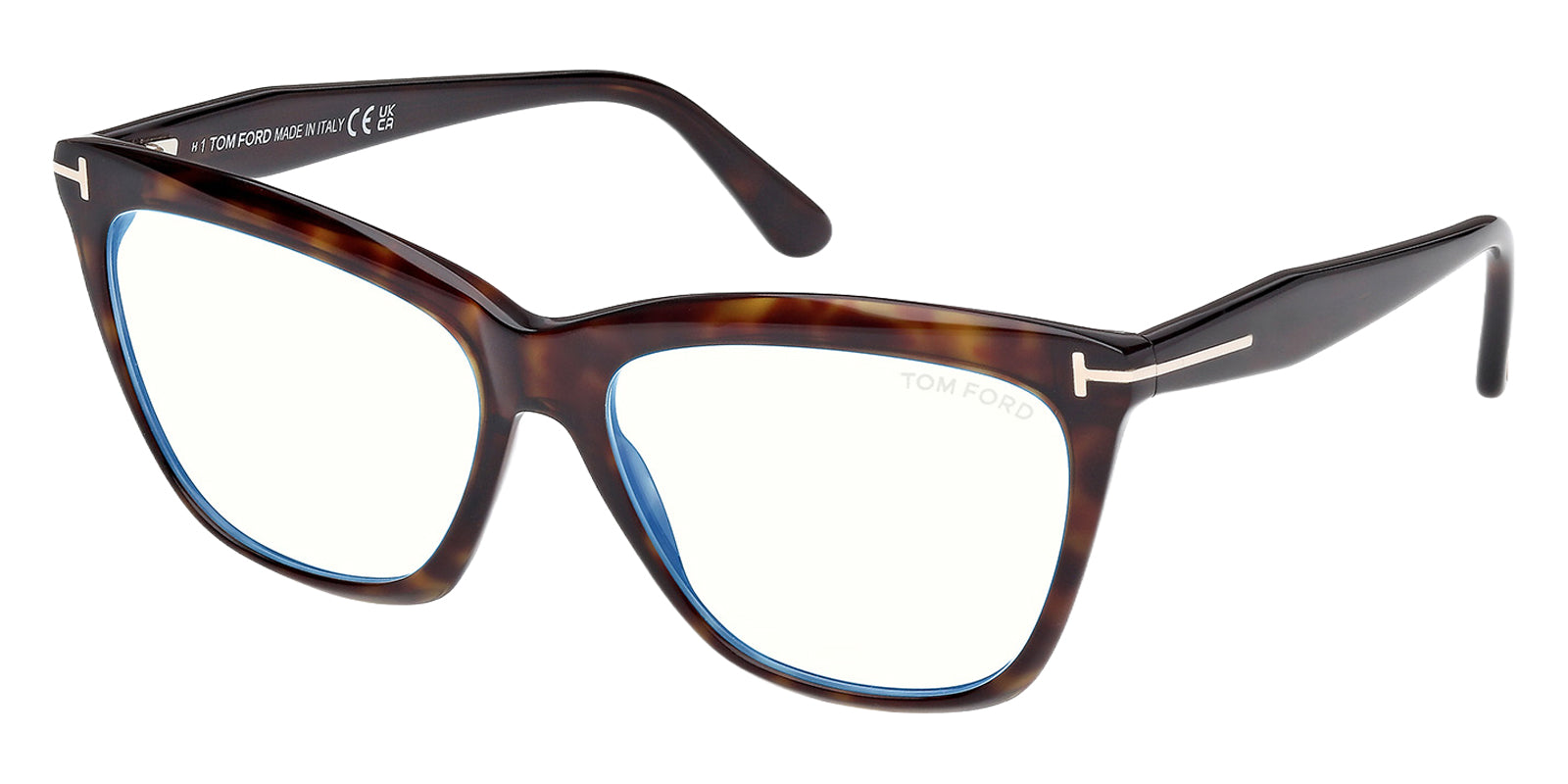 Tom Ford® FT6064-B FT6064-B 052 56 - Dark Havana / Blue Filter Eyeglasses