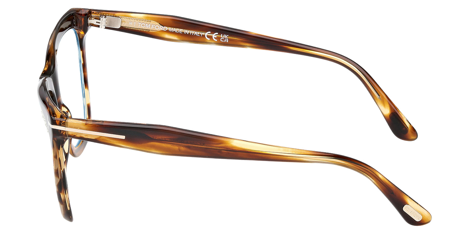 Tom Ford® FT6064-B FT6064-B 055 56 - Colored Havana / Blue Filter Eyeglasses