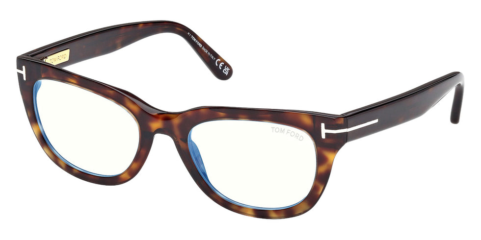 Tom Ford® FT6066-B Eyeglasses FT6066-B 052 53 - 052 - Dark Havana/Dark Havana