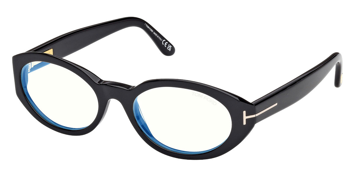 Tom Ford® FT6067-B Eyeglasses FT6067-B 001 54 - 001 - Shiny Black/Shiny Black