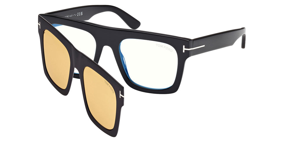Tom Ford® FT6068-B Eyeglasses FT6068-B 001 53 - 001 - Shiny Black/Shiny Black