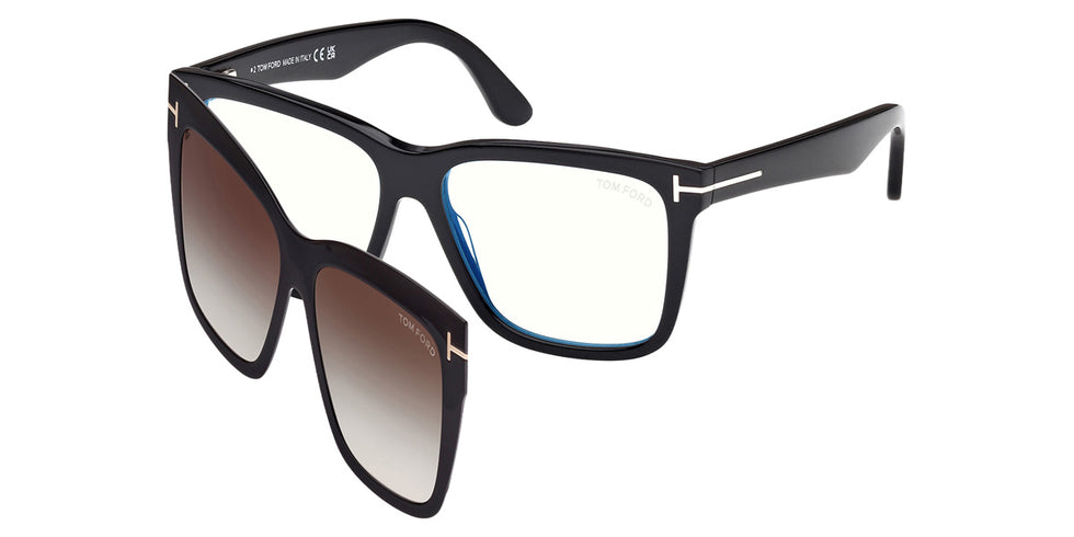 Tom Ford® FT6069-B Eyeglasses FT6069-B 001 54 - 001 - Shiny Black/Shiny Black