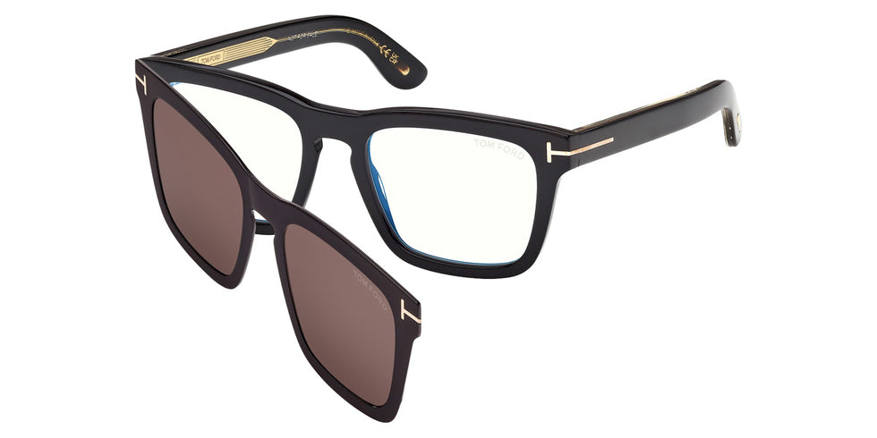 Tom Ford® FT6070-B Eyeglasses FT6070-B 001 53 - 001 - Shiny Black/Shiny Black