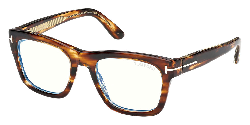 Tom Ford® FT6076-B Eyeglasses FT6076-B 055 52 - 055 - Coloured Havana/Coloured Havana