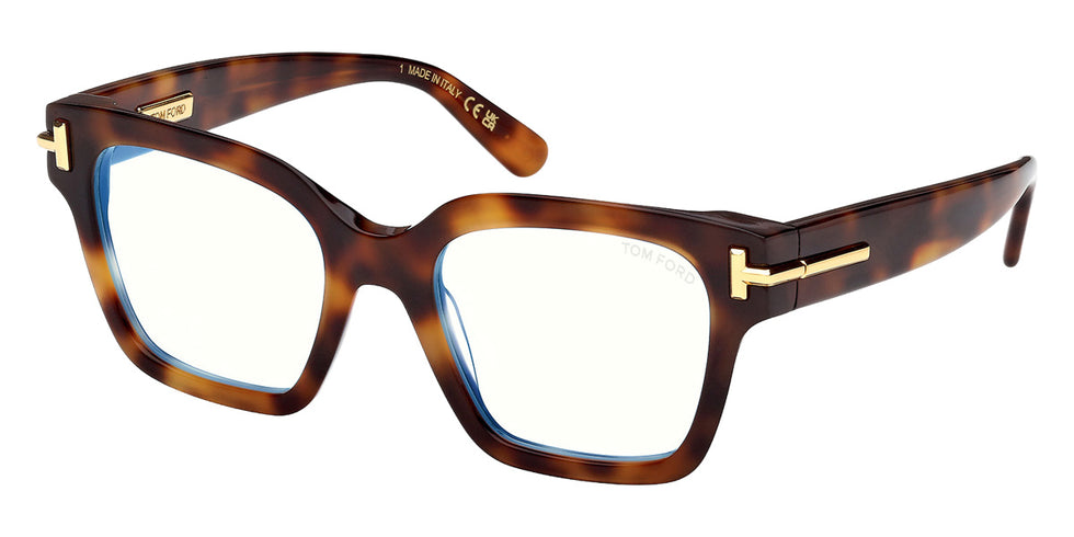 Tom Ford® FT6078-B Eyeglasses FT6078-B 055 52 - 055 - Coloured Havana/Coloured Havana