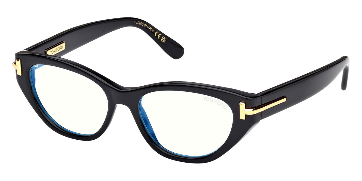 Tom Ford® FT6079-B Eyeglasses FT6079-B 001 52 - 001 - Shiny Black/Shiny Black