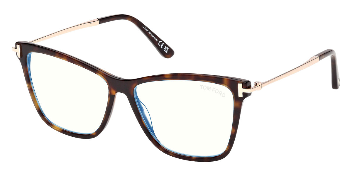 Tom Ford® FT6097-B Eyeglasses FT6097-B 052 53 - 052 - Dark Havana/Dark Havana