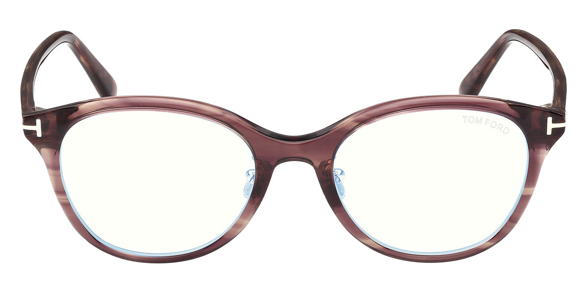 Tom Ford® FT6102-D-B Eyeglasses FT6102-D-B 055 52 - 055 - Coloured Havana/Coloured Havana