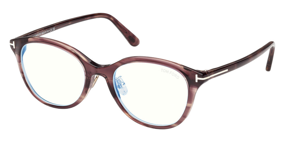 Tom Ford® FT6102-D-B Eyeglasses FT6102-D-B 055 52 - 055 - Coloured Havana/Coloured Havana