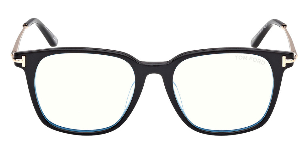 Tom Ford® FT6106-D-B Eyeglasses FT6106-D-B 001 53 - 001 - Shiny Black/Shiny Black