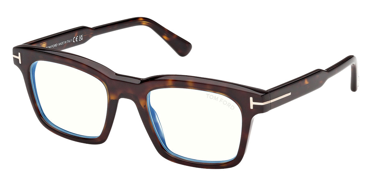 Tom Ford® FT6122-B Eyeglasses FT6122-B 052 51 - 052 - Dark Havana/Dark Havana
