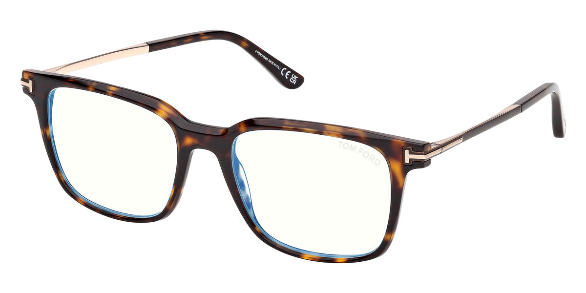 Tom Ford® FT6124-B Eyeglasses FT6124-B 052 53 - 052 - Dark Havana/Dark Havana