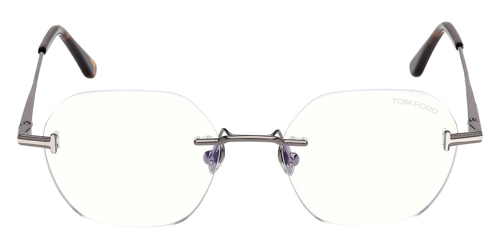 Tom Ford® FT6126-B Eyeglasses FT6126-B 008 52 - 008 - Shiny Gunmetal/Shiny Gunmetal