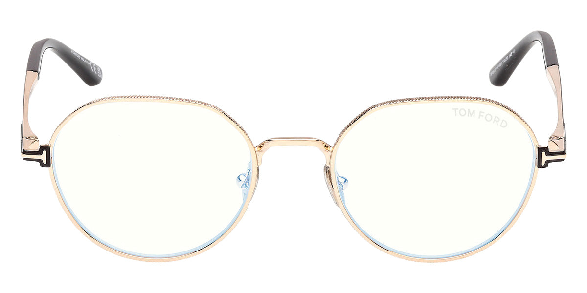 Tom Ford® FT6127-B Eyeglasses FT6127-B 028 51 - 028 - Shiny Rose Gold/Shiny Black