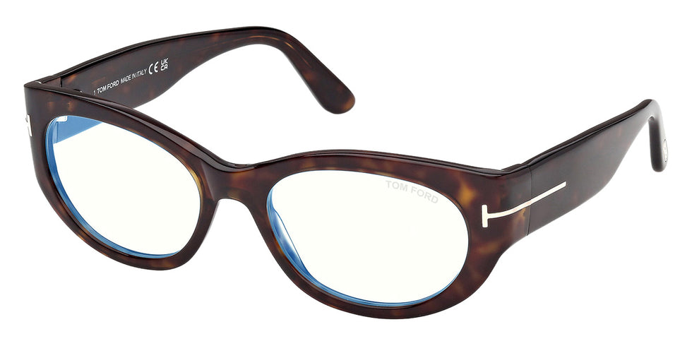 Tom Ford® FT6133-B Eyeglasses FT6133-B 052 54 - 052 - Dark Havana/Dark Havana