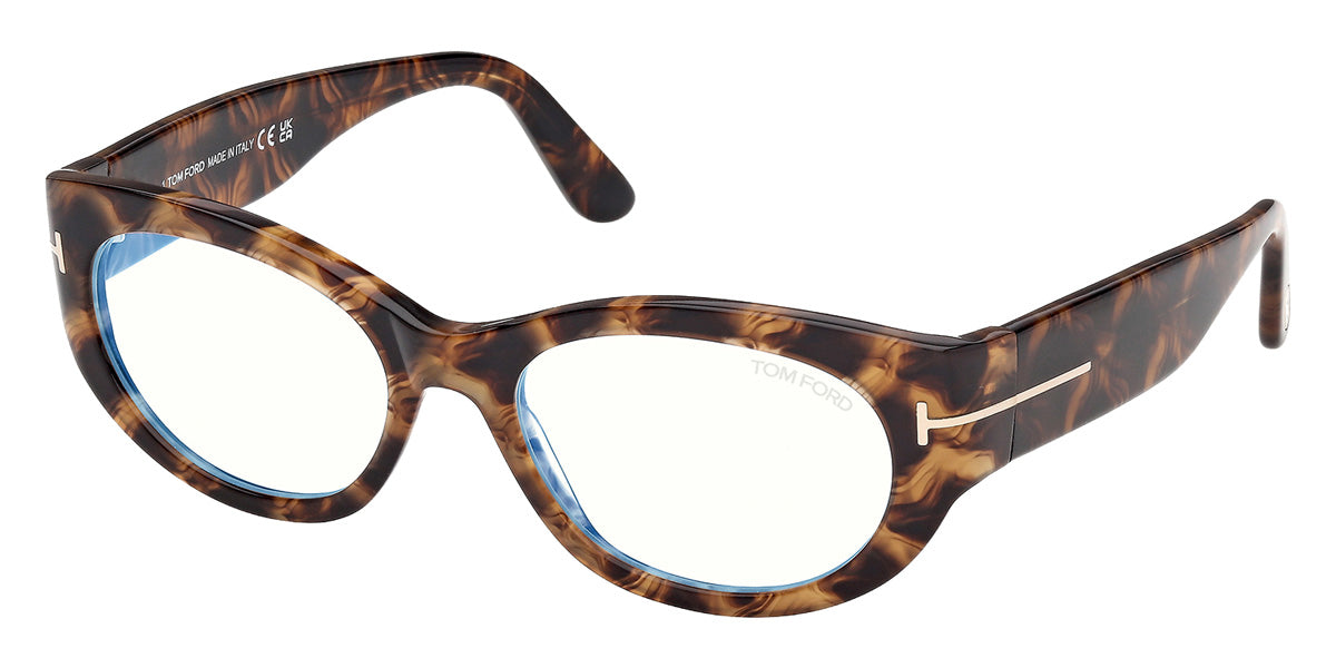 Tom Ford® FT6133-B Eyeglasses FT6133-B 055 54 - 055 - Coloured Havana/Coloured Havana