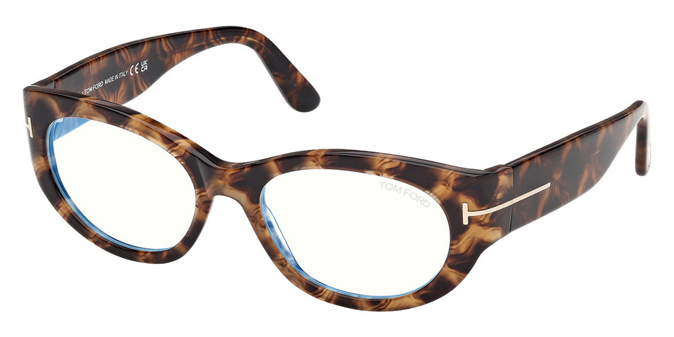 Tom Ford® FT6133-B Eyeglasses FT6133-B 055 54 - 055 - Coloured Havana/Coloured Havana