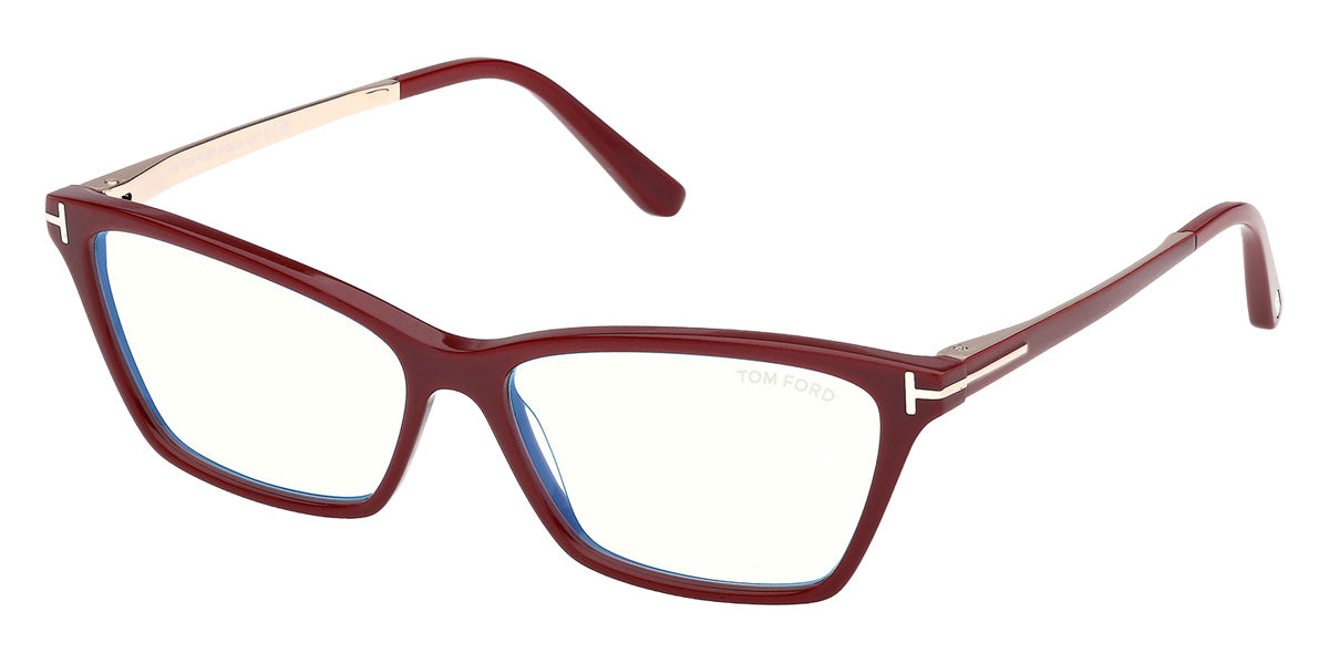 Tom Ford® FT6135-B Eyeglasses FT6135-B 069 56 - 069 - Shiny Bordeaux/Shiny Bordeaux