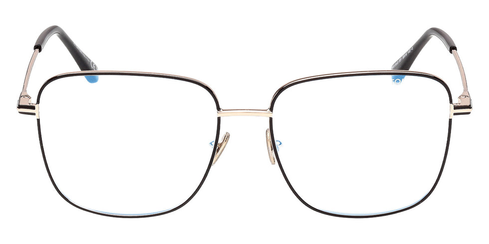 Tom Ford® FT6136-B Eyeglasses FT6136-B 001 56 - 001 - Shiny Black/Shiny Black