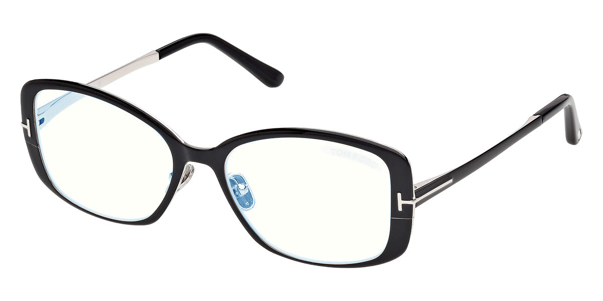 Tom Ford® FT6138-B Eyeglasses FT6138-B 005 54 - 005 - Shiny Black/Shiny Black