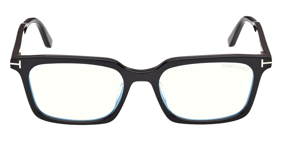 Tom Ford® FT6153-D-B Eyeglasses FT6153-D-B 001 57 - 001 - Shiny Black/Shiny Black