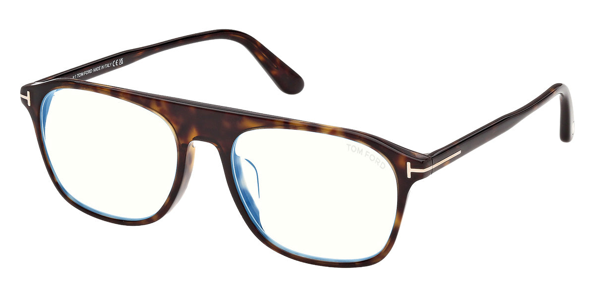 Tom Ford® FT6167-F-B Eyeglasses FT6167-F-B 052 56 - 052 - Dark Havana/Dark Havana