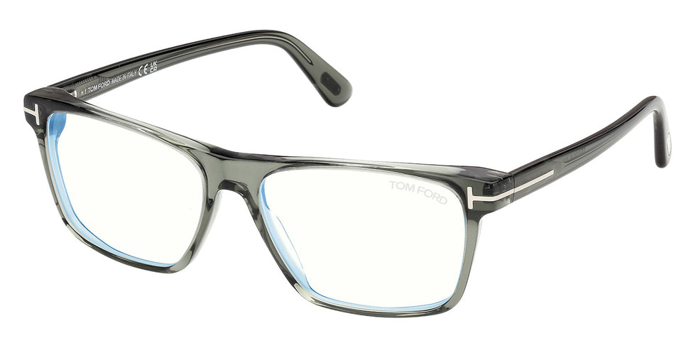 Tom Ford® FT6170-B Eyeglasses FT6170-B 093 58 - 093 - Shiny Light Green/Shiny Light Green