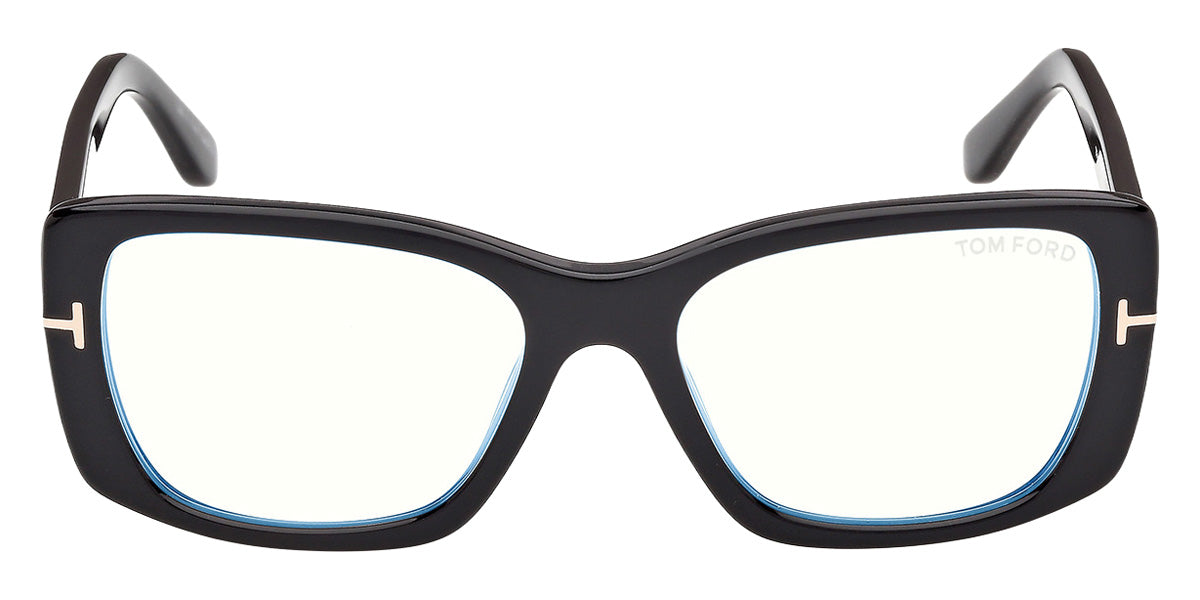 Tom Ford® FT6176-B Eyeglasses FT6176-B 001 53 - 001 - Shiny Black/Shiny Black