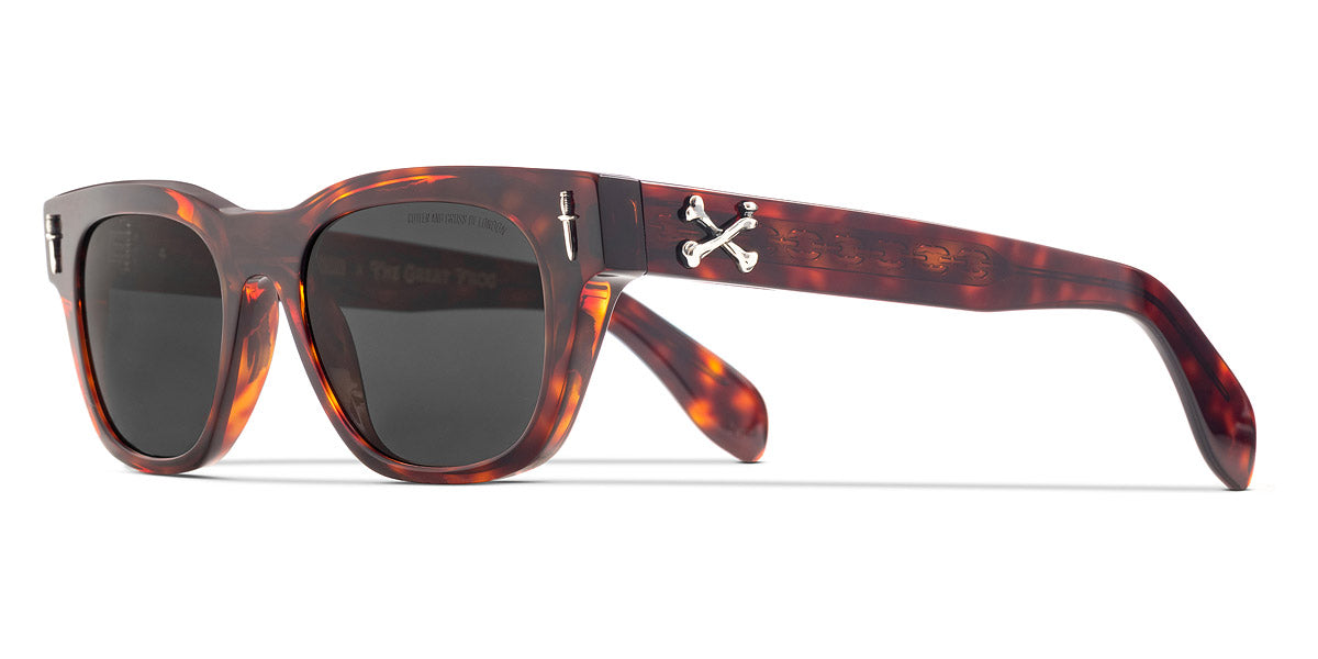 Cutler and Gross® GFSN00353 GFSN00353 DARK TURTLE 53 - Dark Turtle Sunglasses