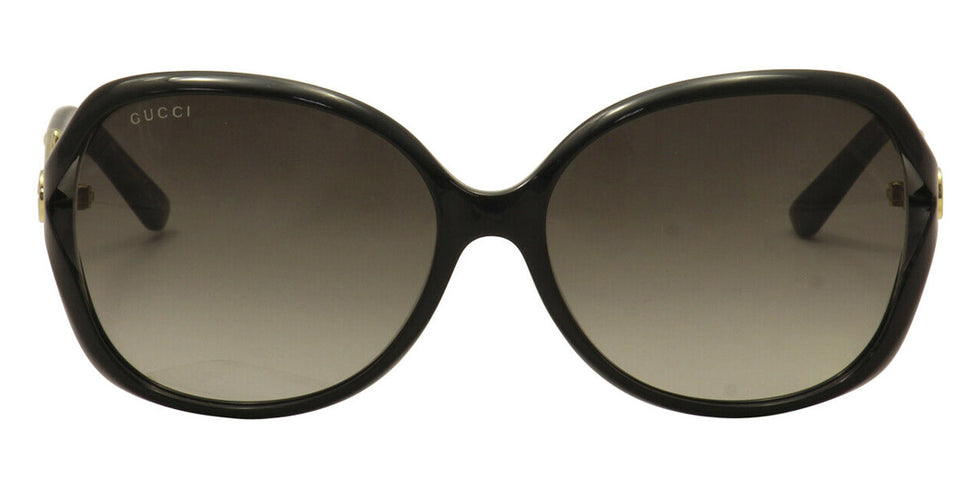 Gucci® GG0076S GUC GG0076S 002 60 - Black/Gold Sunglasses