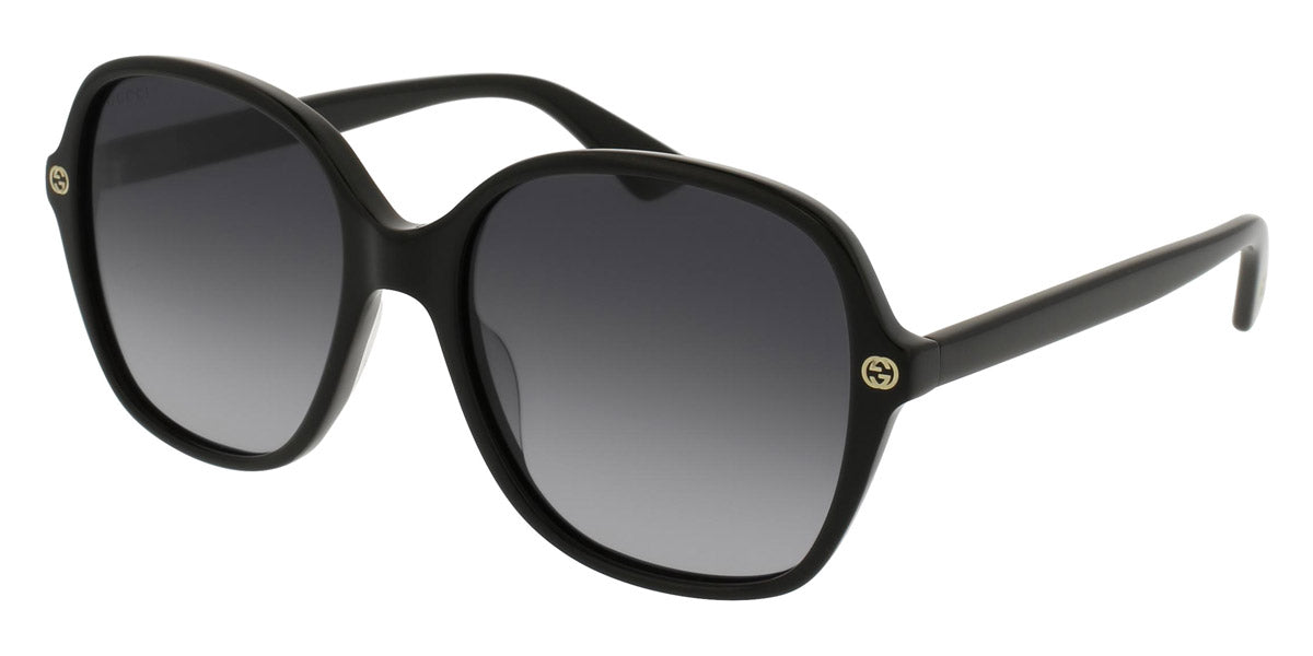 Gucci® GG0092S GUC GG0092S 001 55 - Black Sunglasses
