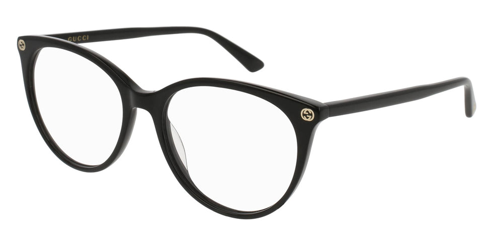 Gucci® GG0093O GUC GG0093O 001 53 - Black Eyeglasses