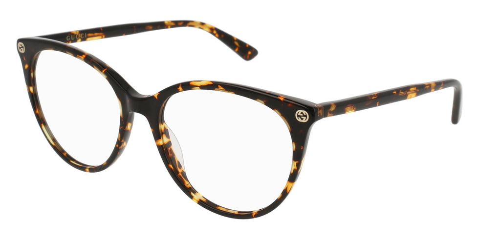 Gucci® GG0093O GUC GG0093O 002 53 - Havana Eyeglasses