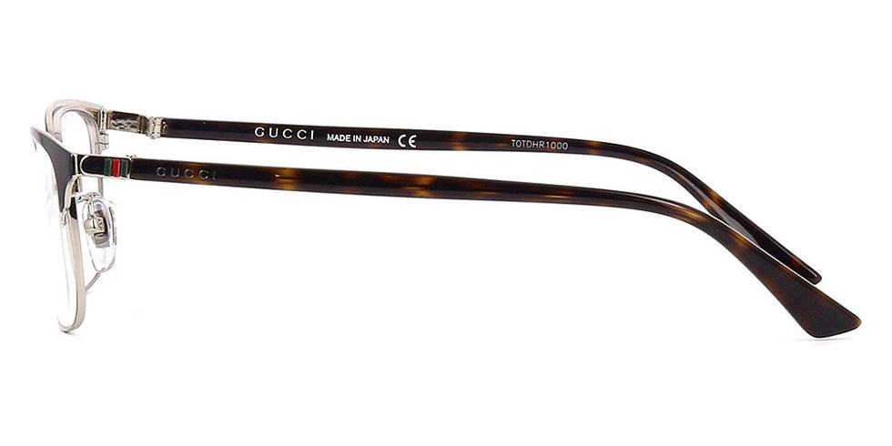 Gucci® GG0131O GUC GG0131O 003 53 - Blue/Havana Eyeglasses