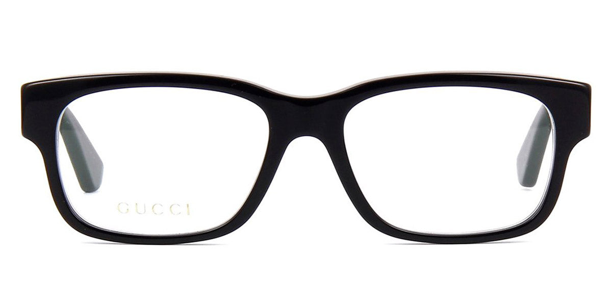 Gucci® GG0343O GUC GG0343O 007 57 - Black/Multicolor Eyeglasses