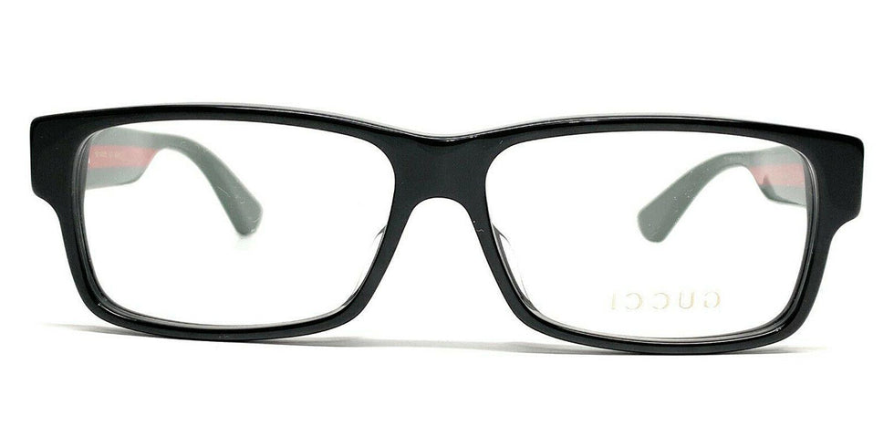 Gucci® GG0344OA GUC GG0344OA 001 56 - Black/Multicolor Eyeglasses