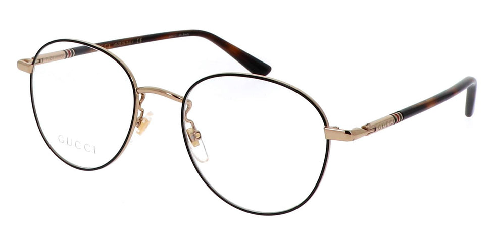 Gucci® GG0392O GUC GG0392O 002 51 - Black/Havana Eyeglasses