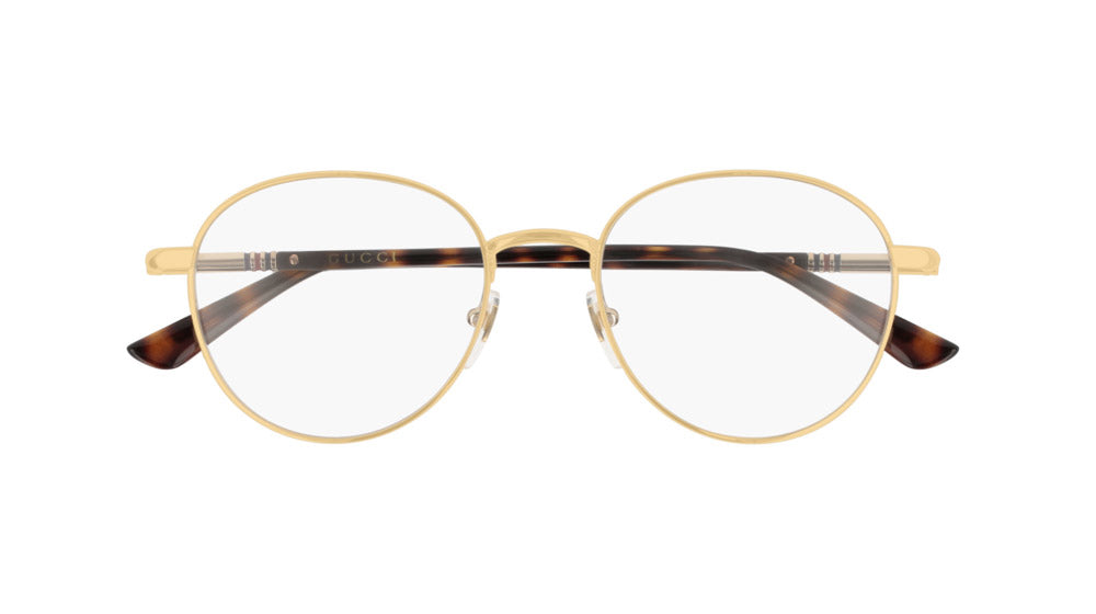 Gucci® GG0392O GUC GG0392O 003 51 - Gold/Havana Eyeglasses