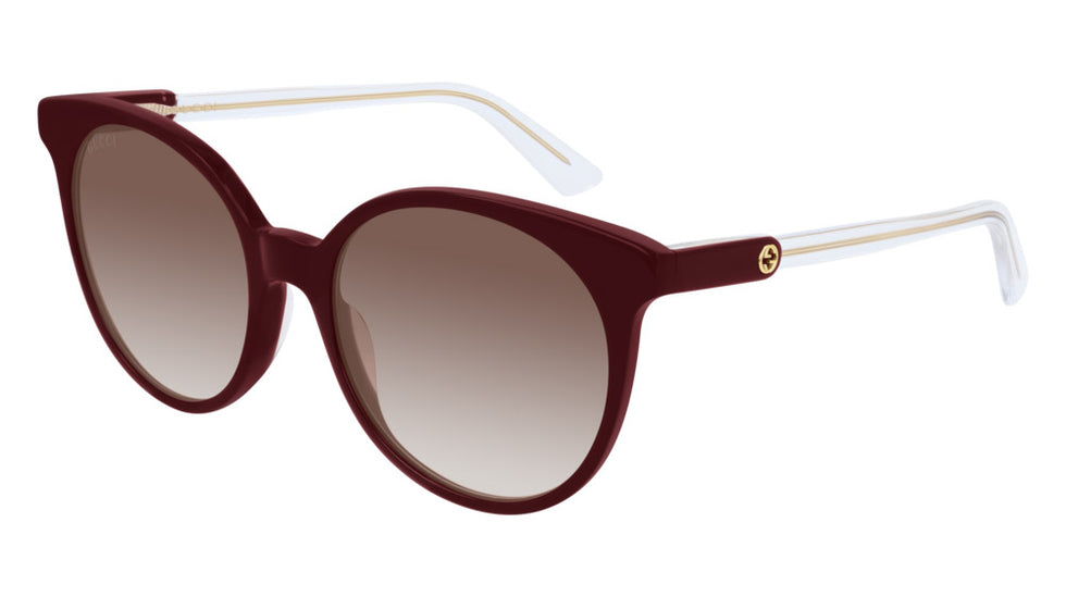 Gucci® GG0488S GUC GG0488S 003 54 - Burgundy Sunglasses
