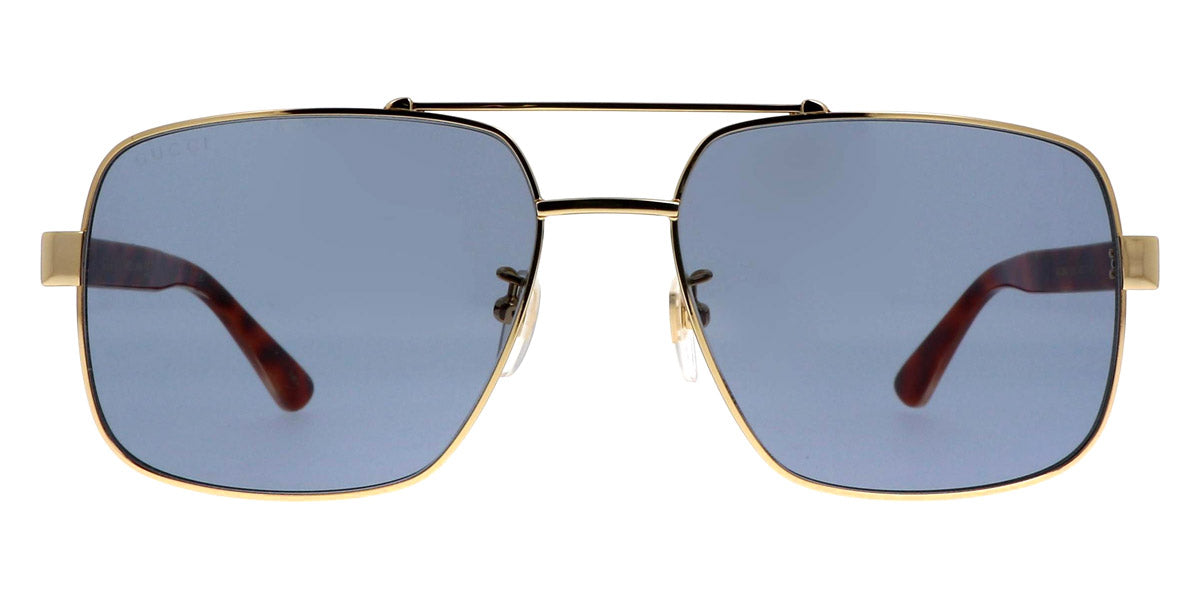Gucci® GG0529S GUC GG0529S 004 60 - Crystal/Gold Sunglasses