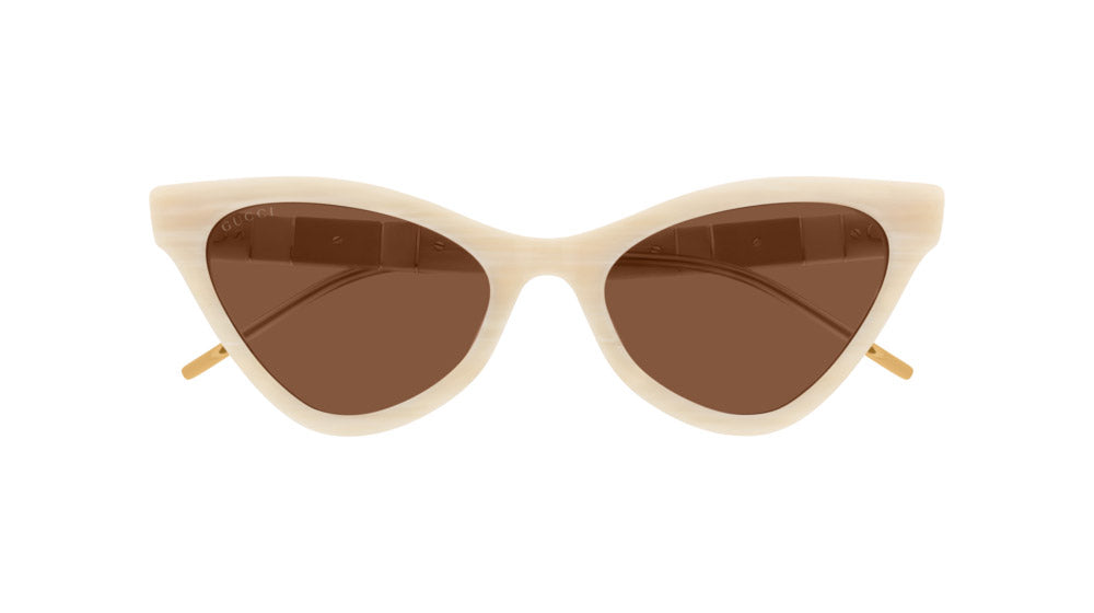 Gucci® GG0597S GUC GG0597S 005 55 - Beige Sunglasses
